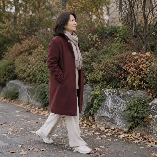 걷기·계단 변화 기록 안내를 위한 걷기와 일상 동작 장면의 AI 생성 예시